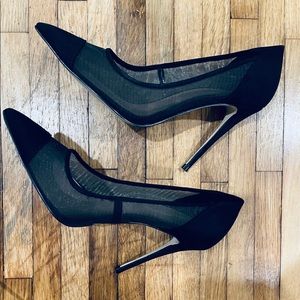 Brand New- Aldo’s 4inch Black Sheer Heels (6 1/2)